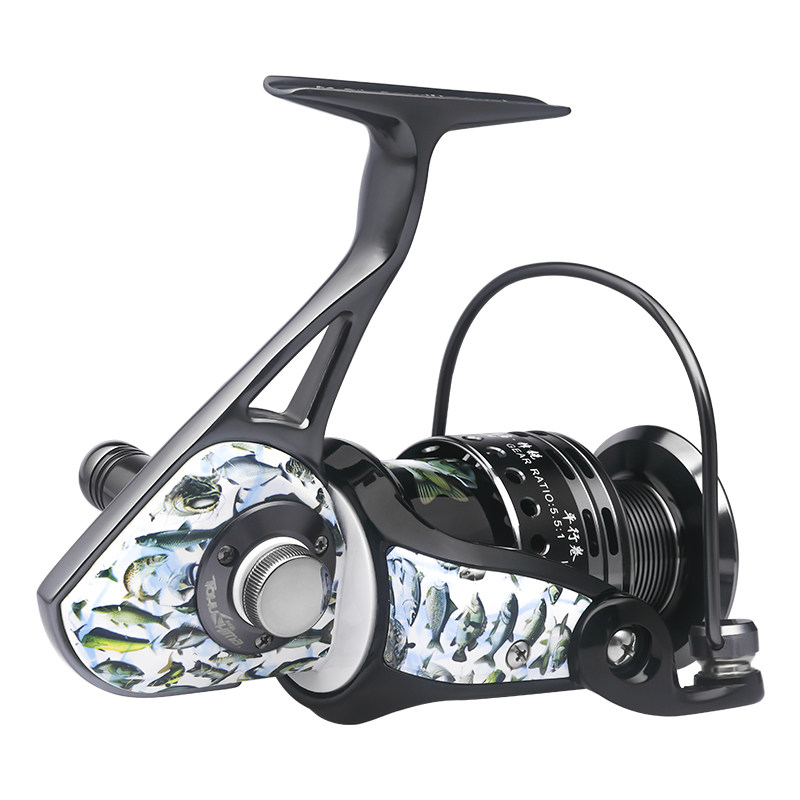 德岛fi渔轮透明天窗纺车轮金属纺车轮海竿轮远投矶钓路亚特价鱼轮