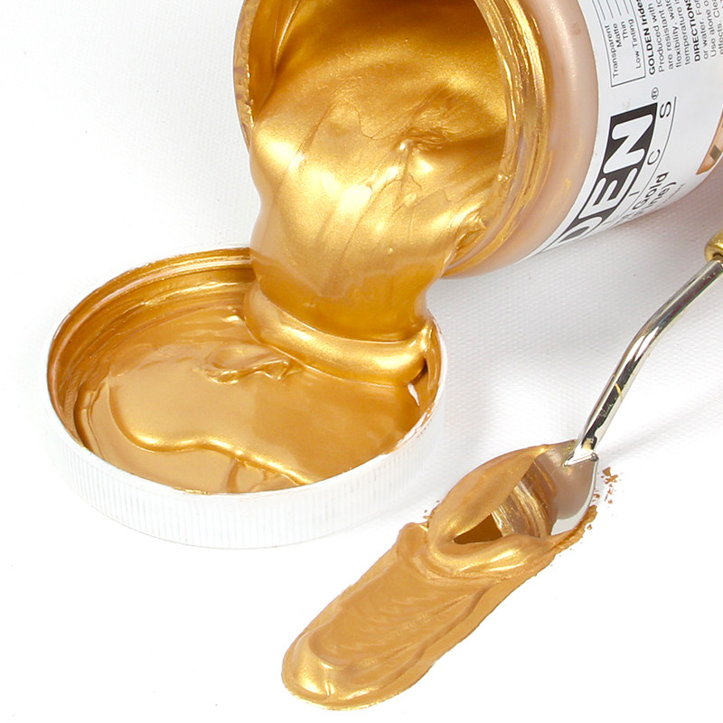 颜料美国进口golden高登金色丙烯手绘涂鸦材料丙烯颜料