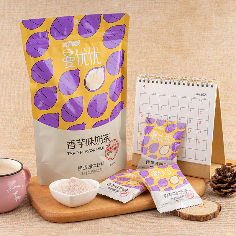 奶茶王一博优优饮品冲泡速溶袋装香飘飘推荐一博袋装奶茶