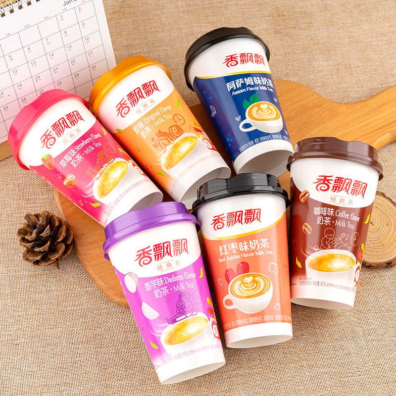 香飘飘回味幸福礼盒多种口味混合18杯装速原味杯装奶茶