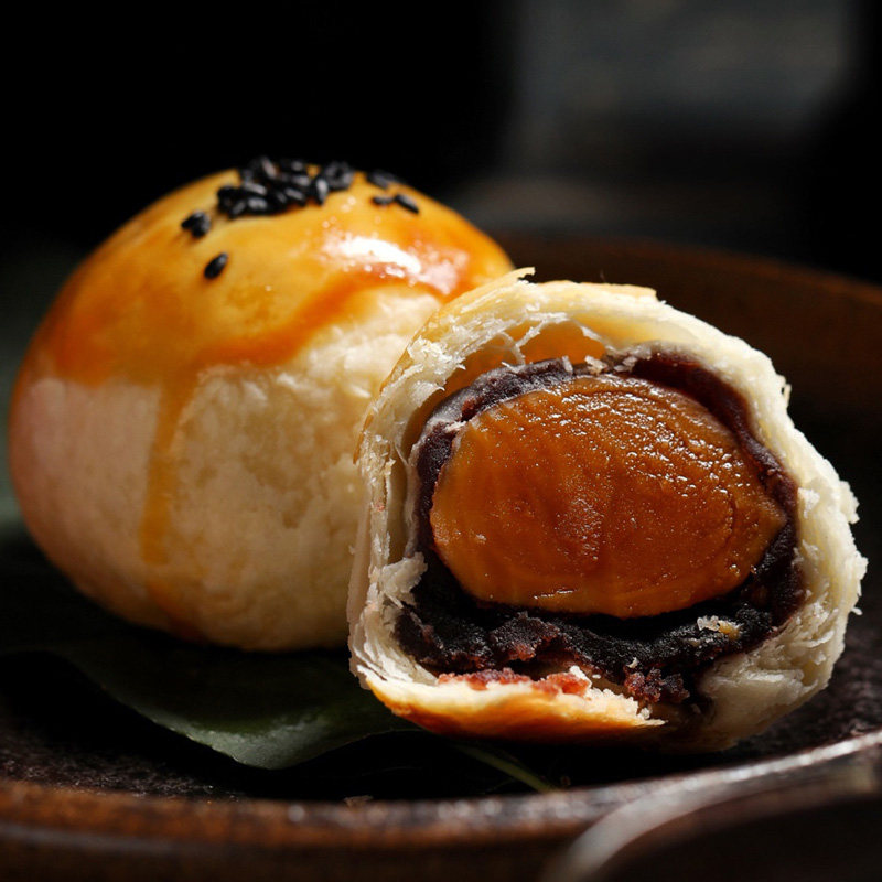 酥饼湖南特产新味蛋黄湘莲茶油鲜花酥性饼干