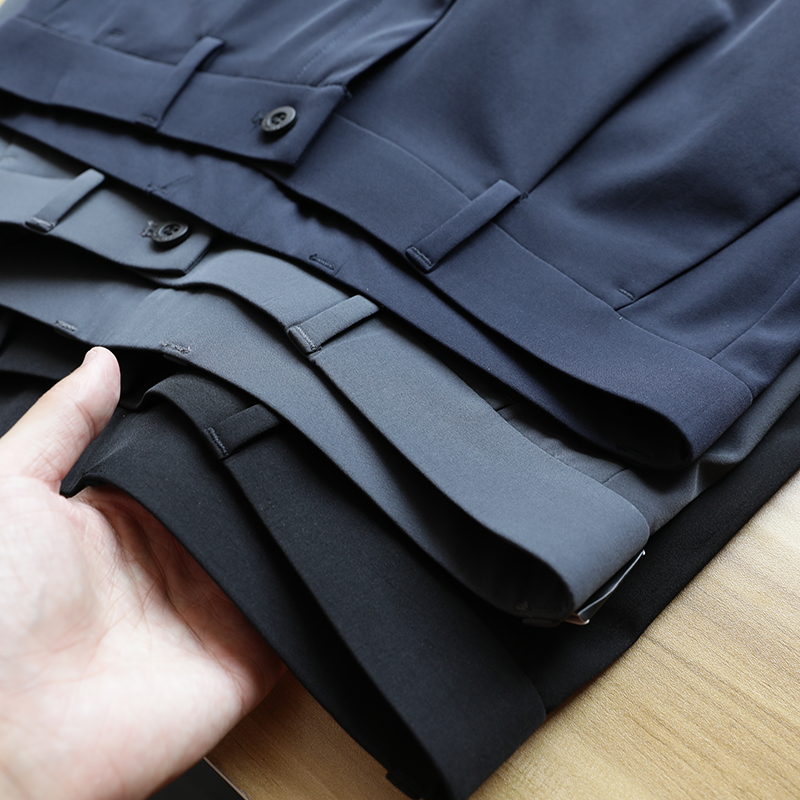 一定要入！出色品质！线下399！秋季新款男士纯色商务通勤休闲裤