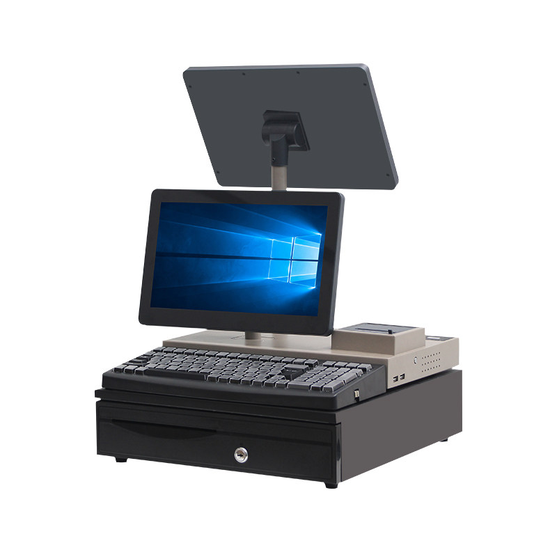 商捷高端工程项目收银机收款机商超收银机一体机零售服装收银系统