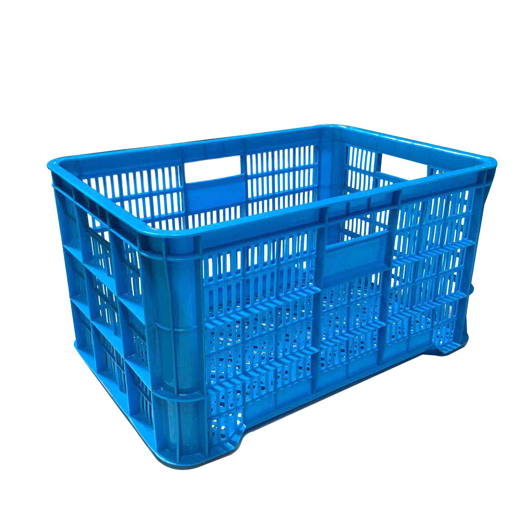 周转筐塑料加厚长方形塑料框镂空蔬菜水果收纳框快递物流筐服装筐