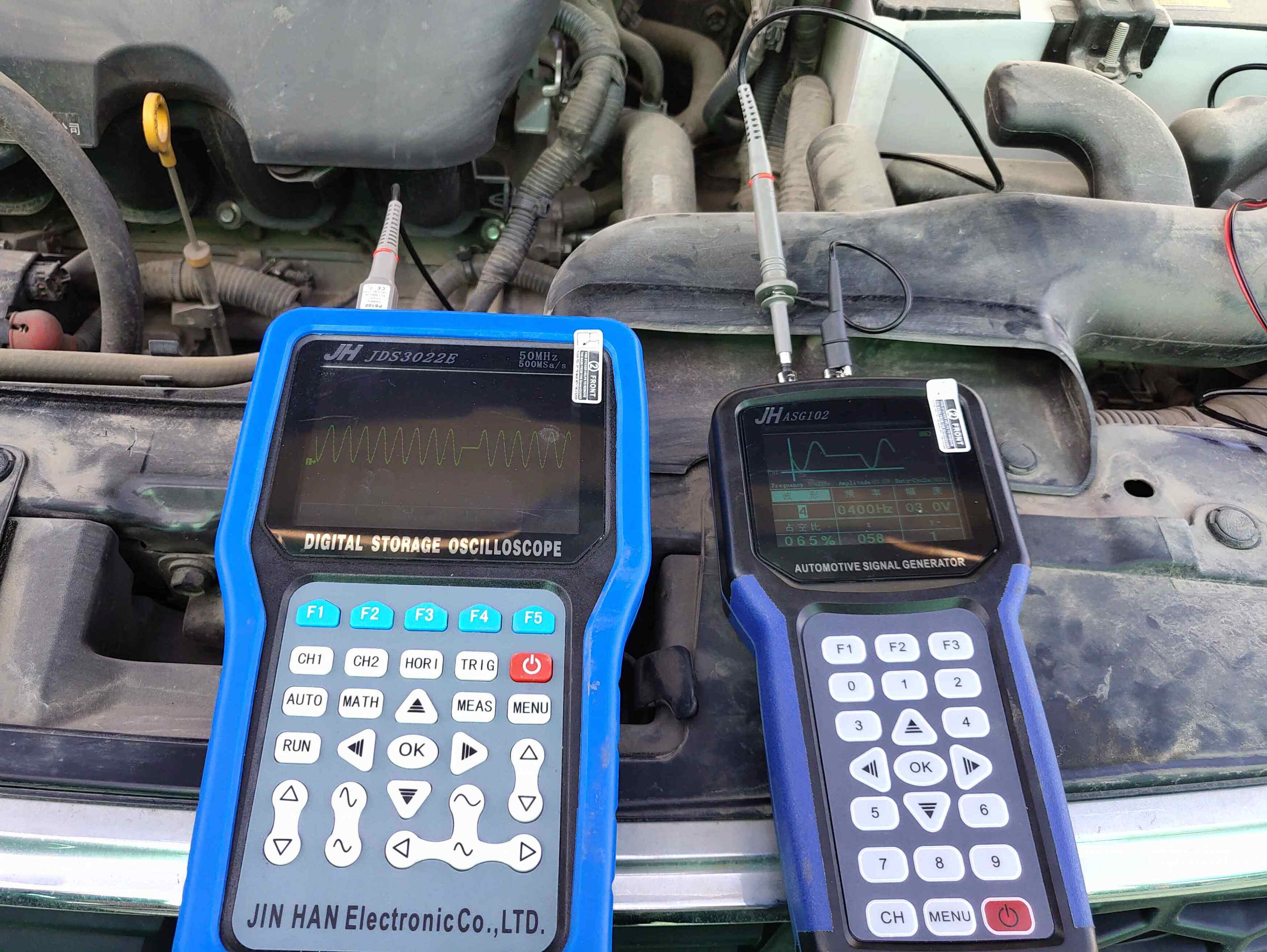 汽车信号发生器电路信号电磁阀曲轴传感器信号模拟器金涵asg102