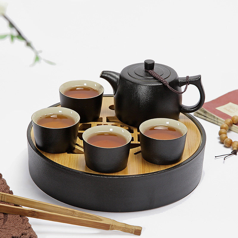 茶具功夫茶功夫整套盘整干泡四杯户外一壶旅行整套茶具