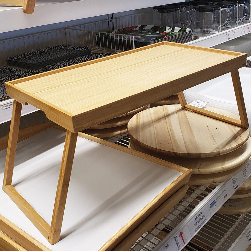 至爱baby宜家ikea列斯古兹床用托盘折叠桌床折叠桌