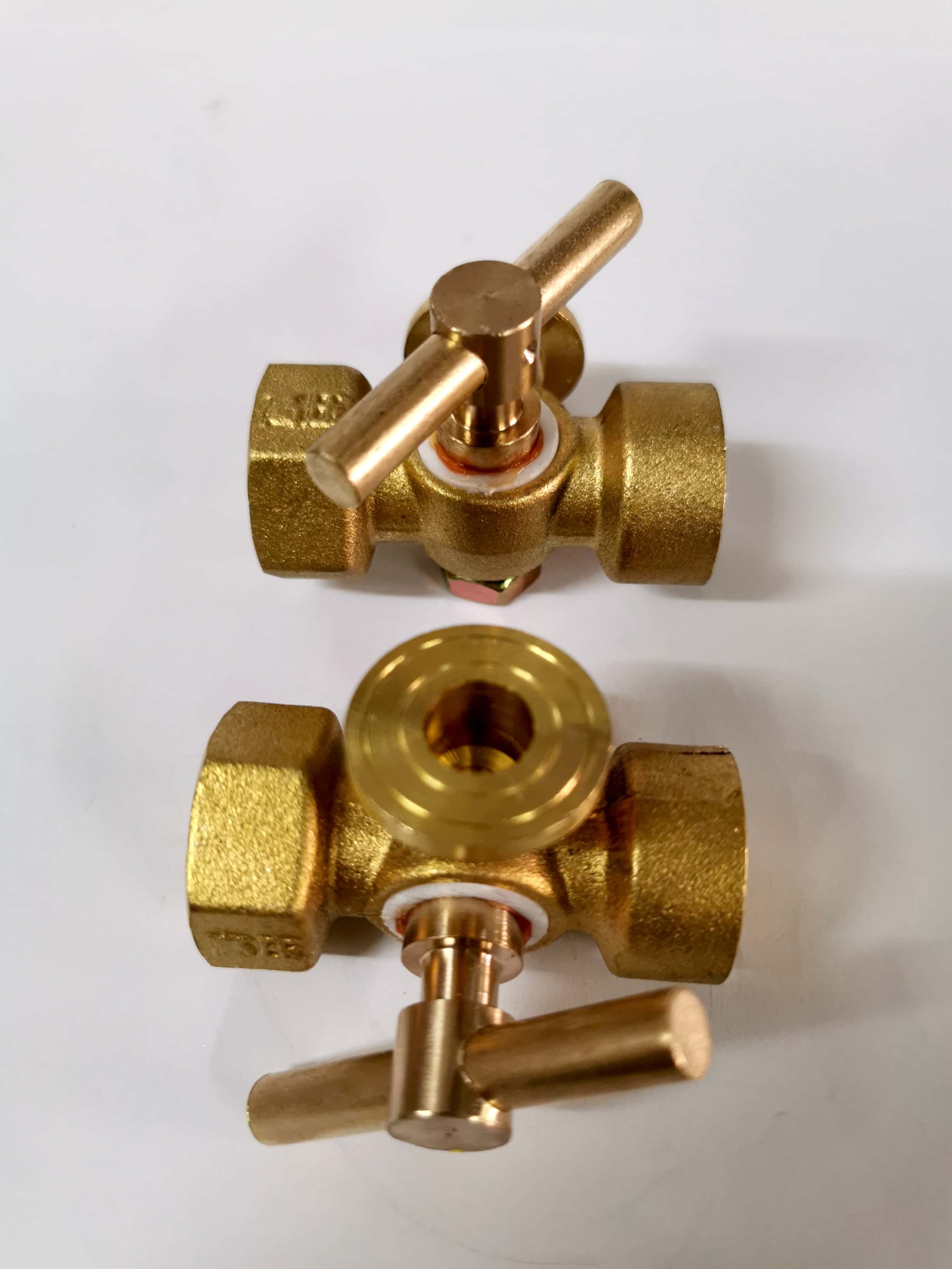 旋塞压力表开关四氟大三三通20x151圧力表阀其他阀门