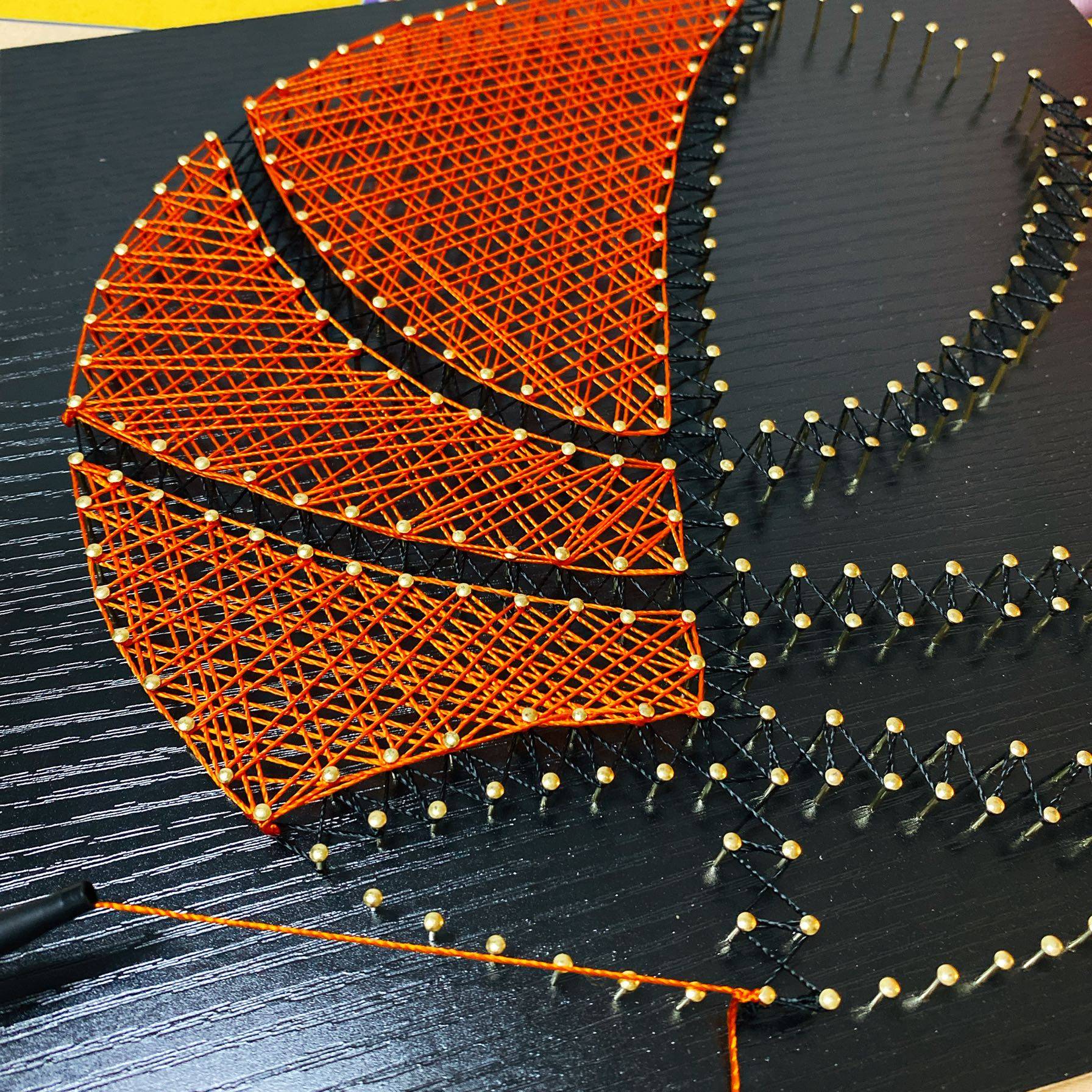 篮球生日画男缠绕弦丝勾线毛线钉子包毛线材料篮球球迷用品