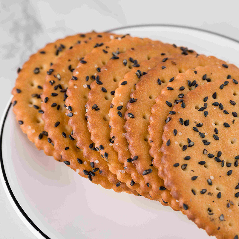 饼干零食芝麻整箱5斤老式全麦怀旧薄脆酥性饼干