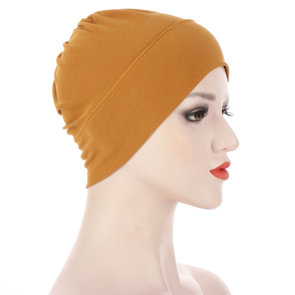 womenturban回族礼拜帽女muslim打底穆斯林black帽子