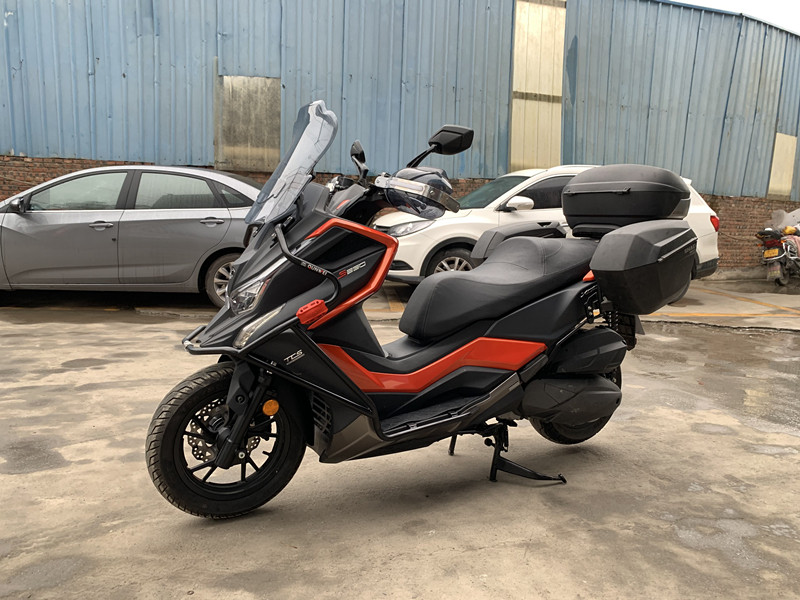 夏德shad光阳赛艇s350改装踏板摩托摩托车车尾摩托车尾箱