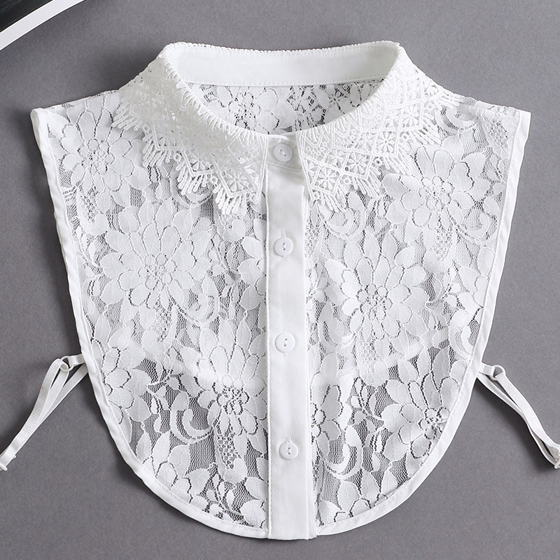 假领衣领2020年春秋冬季高端子女多功能百搭毛衣假领