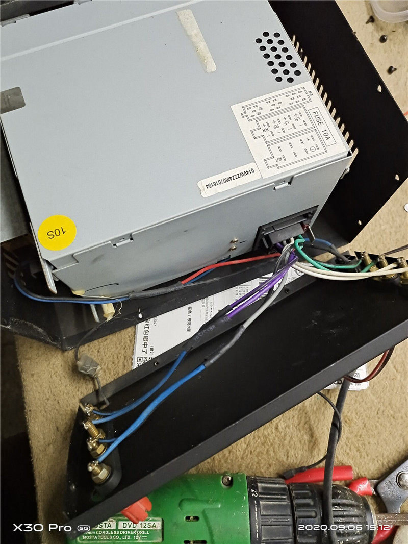 cd大众汽车改装家用音响功放支持收音机auxsd车载cd机