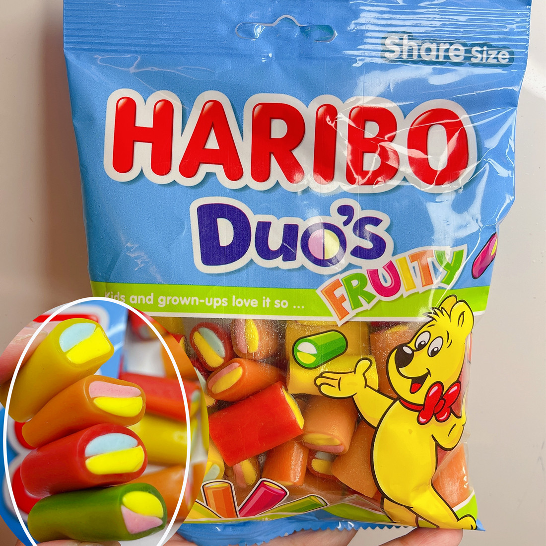 现货德国软糖瑞宝哈瑞宝爽味包邮果酸夹心糖酸奶糖果