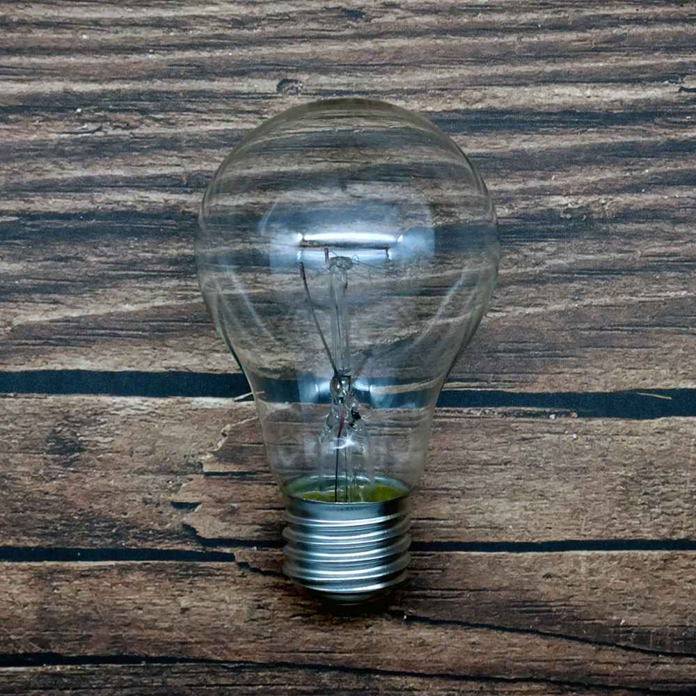 普通照明老式玻璃钨丝白炽白炽灯灯泡电灯泡e27led单灯