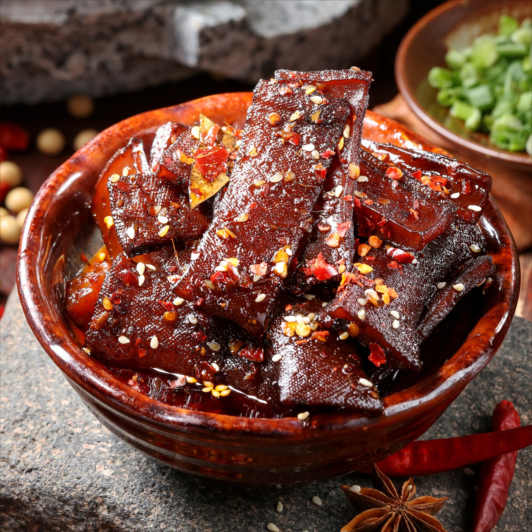 湖南特产麻辣豆腐香干 白溪香干冷水江新化麻辣小吃