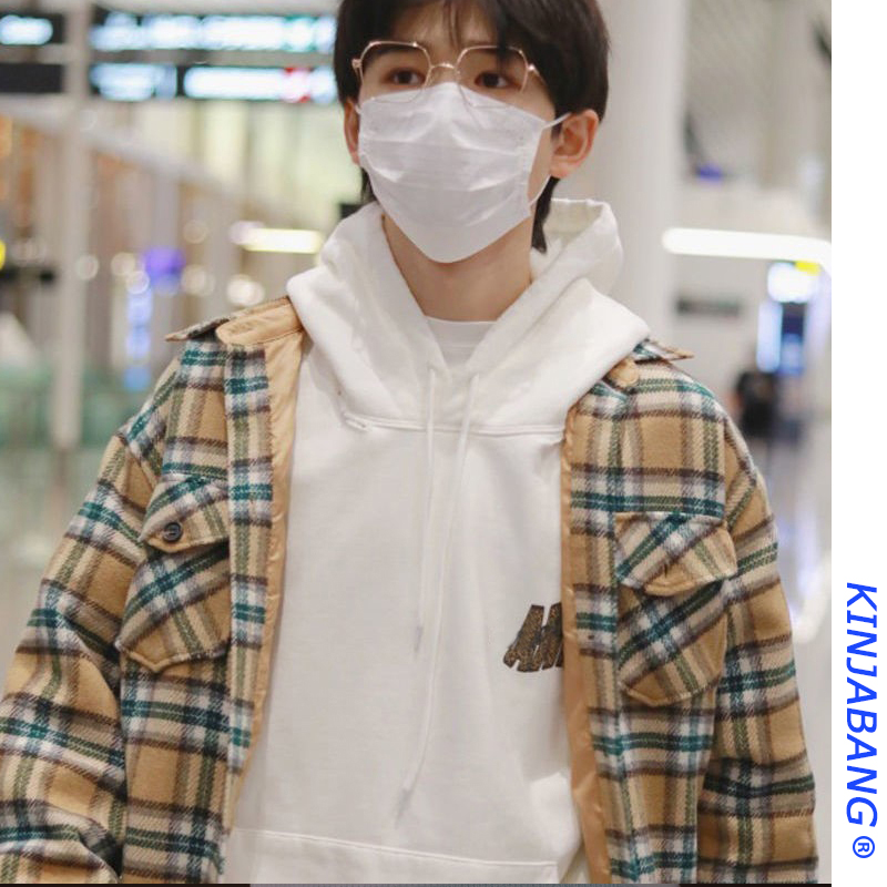 时代少年团宋亚轩同款衣服白色连帽卫衣2021年卫衣