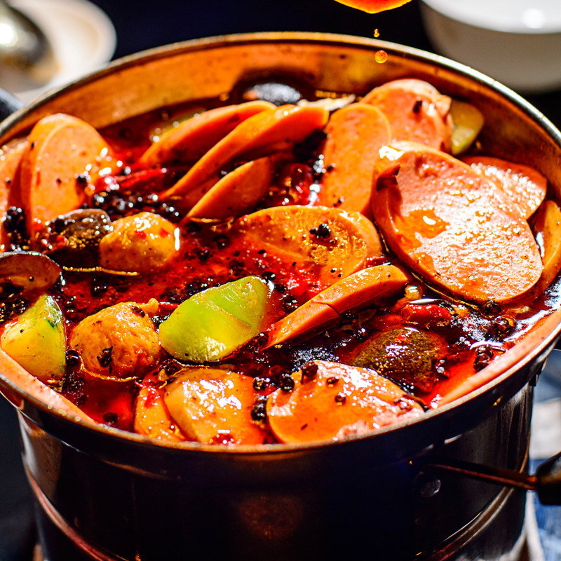 重庆鲜香纯手工牛油火锅底料四川正宗家用老火锅麻辣烫调料麻辣