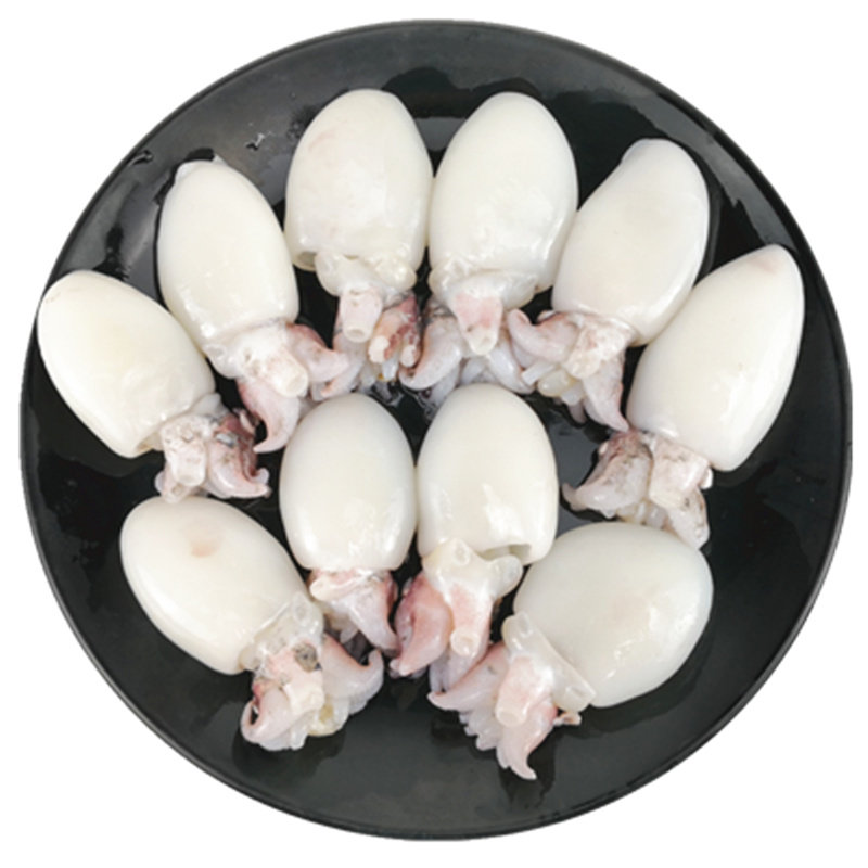 新鲜冷冻墨鱼三去小目乌贼25头12袋麻辣烫火锅冷冻墨鱼