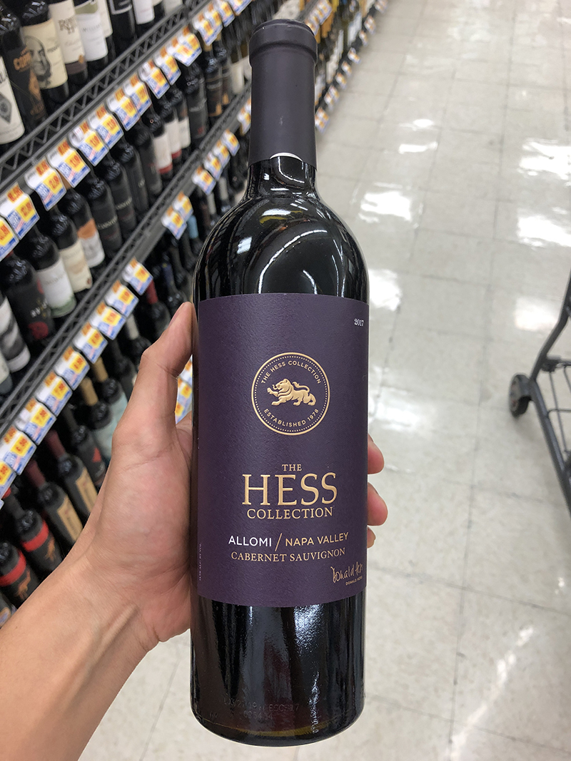 hessallomi赤霞美国加州纳帕napa原瓶进口优质干红静态葡萄酒