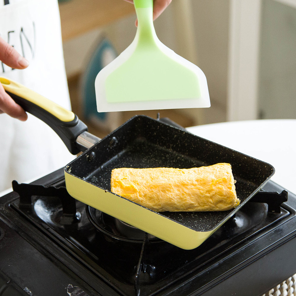 摩登主妇玉子烧不粘锅厚蛋平底煎锅麦饭石迷你长方形煎蛋煎锅