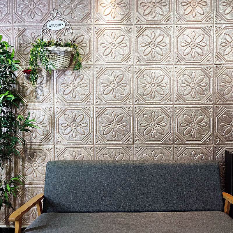 电视墙背景墙贴自3d立体床头墙面装饰欧式软包墙贴