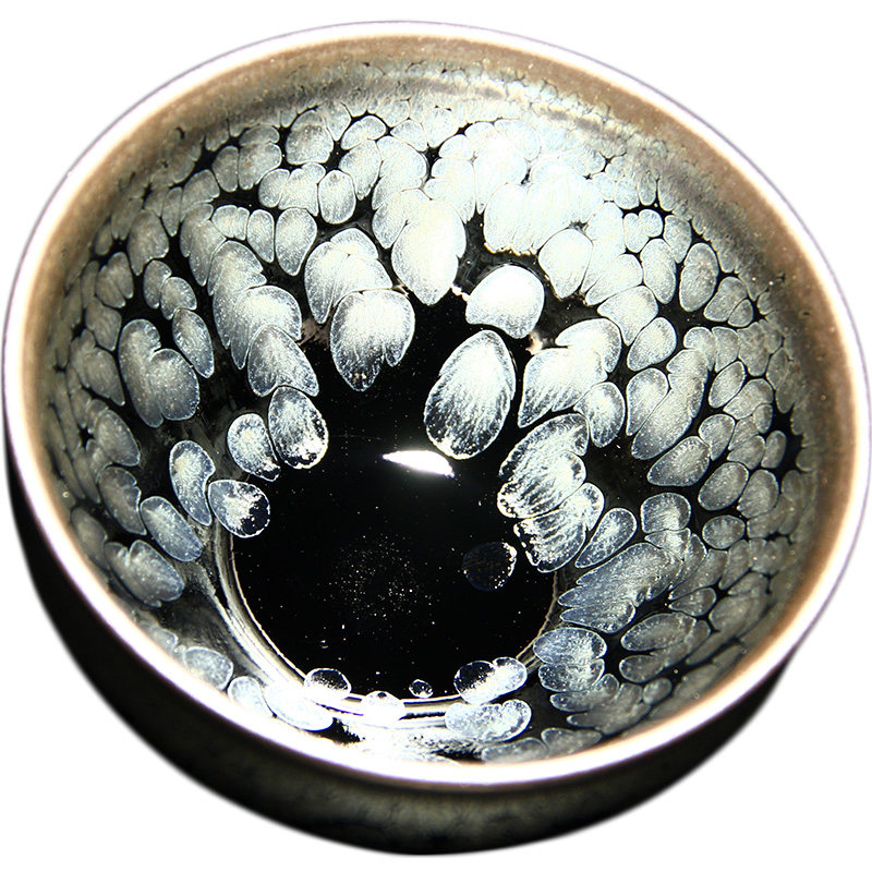 器物徐国清国清建盏深海油滴主人杯铁茶碗天目茶杯