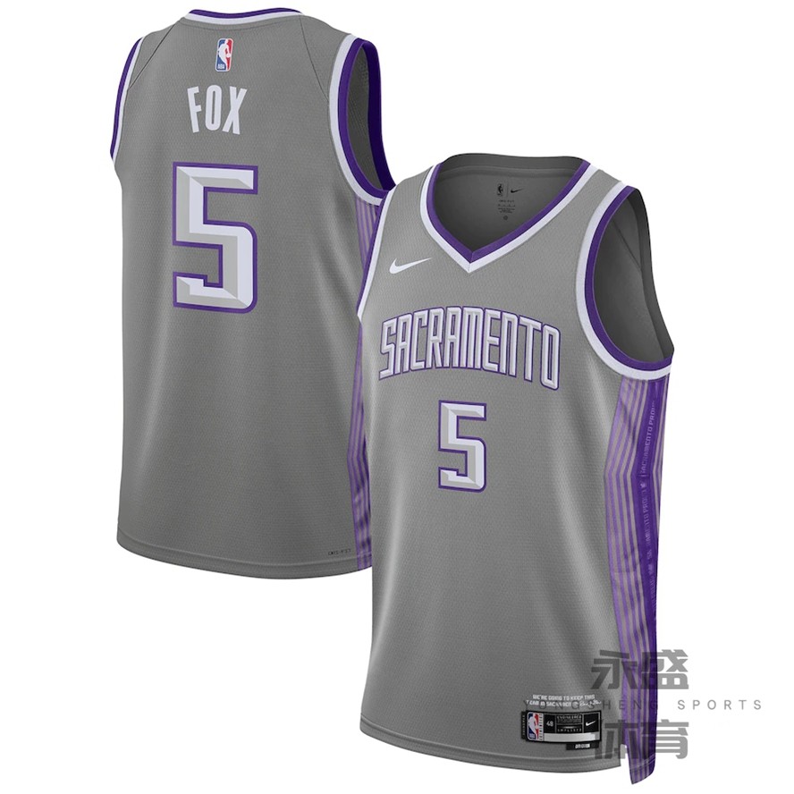 如何选择购买美版正品 国王队5号福克斯球衣 55威廉姆斯复古城市版