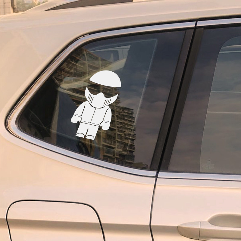 汽车个性topgear试车车手stig英国综艺节目车贴贴纸汽车装饰贴