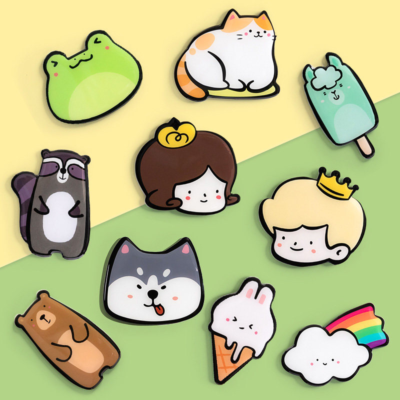 冰箱可爱网红磁贴猫咪贴纸磁铁图案创意卡通冰箱磁性贴