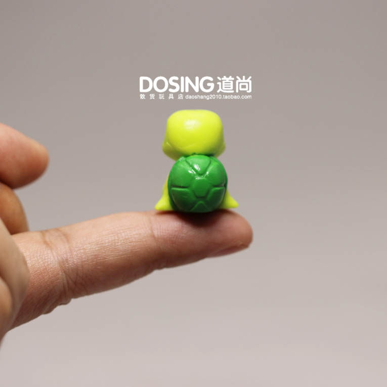 迷你小号绿色小乌龟塑料可爱版小动物手办模型潮玩盲盒