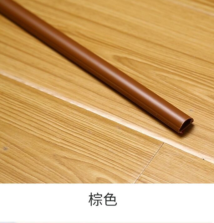 木纹 线槽 明装 pvc 塑料 明线线槽地线槽pvc弧型地板线槽