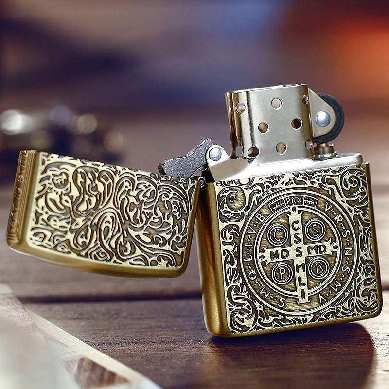 zippo打火机原装正版限量纯铜康斯坦丁恶灵挽歌防风zippo