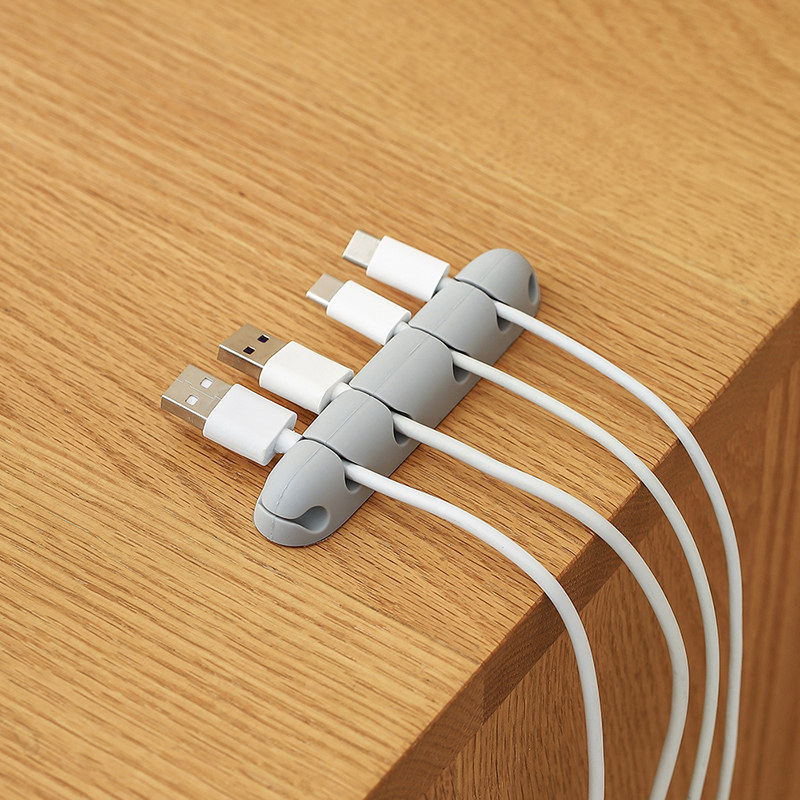 理线数据线充电电线固定器桌面墙面贴自收纳网线理线器