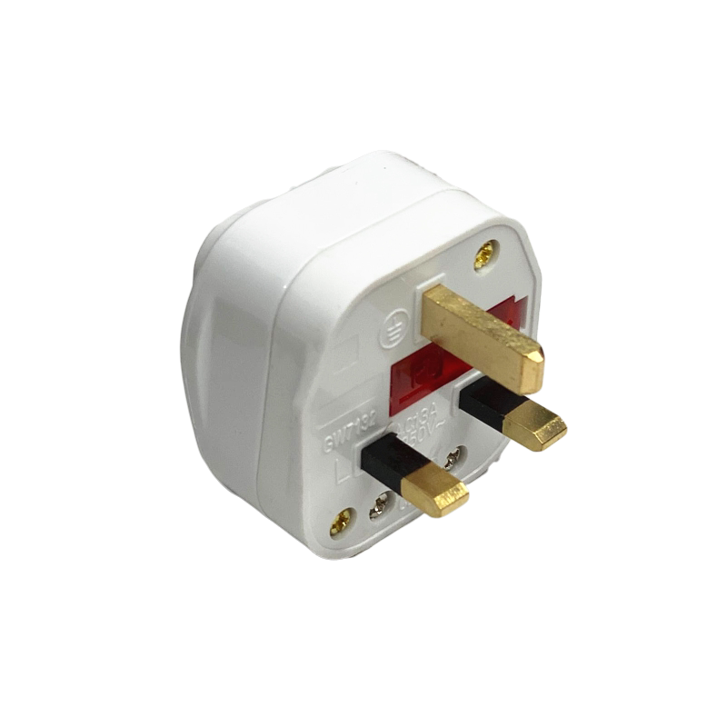 插头头带gw7132英标接线英式开关港版组装13a插头