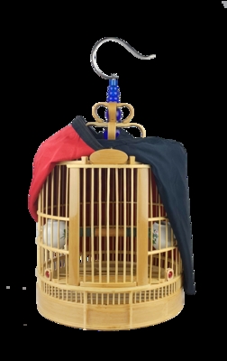 正品川笼画眉笼成都四川贴青全套正宗川笼纯手工竹制画眉鸟笼子