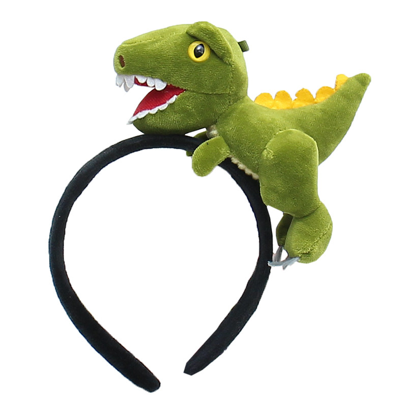 可爱爱卡通发箍超凶大恐龙公仔发卡头饰网红发饰
