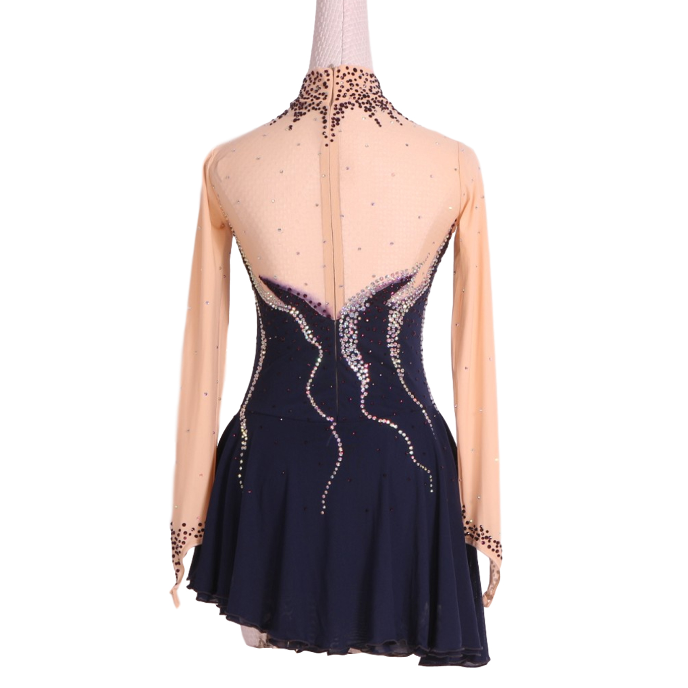 柏莎工坊定制花样滑冰服装花样溜冰表演儿童成人滑冰服