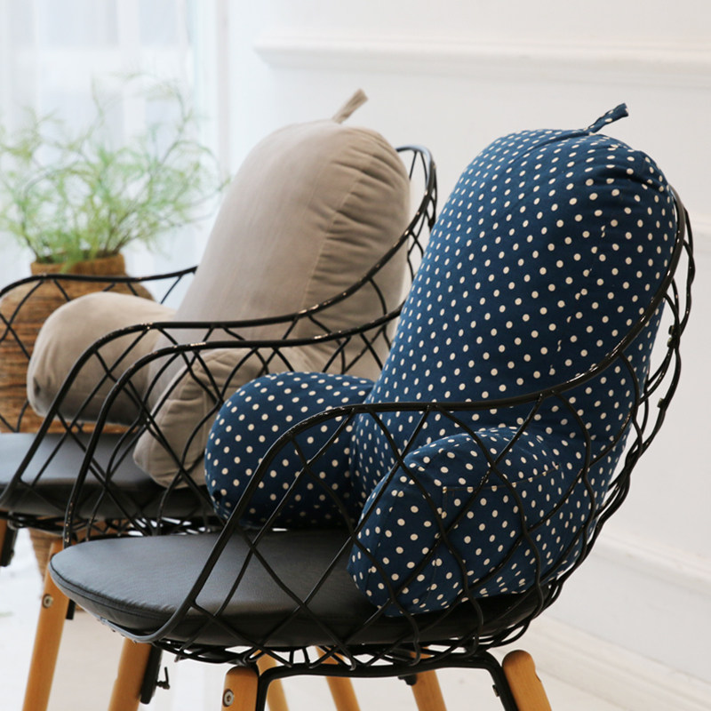 办公室护腰椎靠背垫抱枕椅子孕妇办工室腰枕座椅飘窗腰靠宿舍靠枕