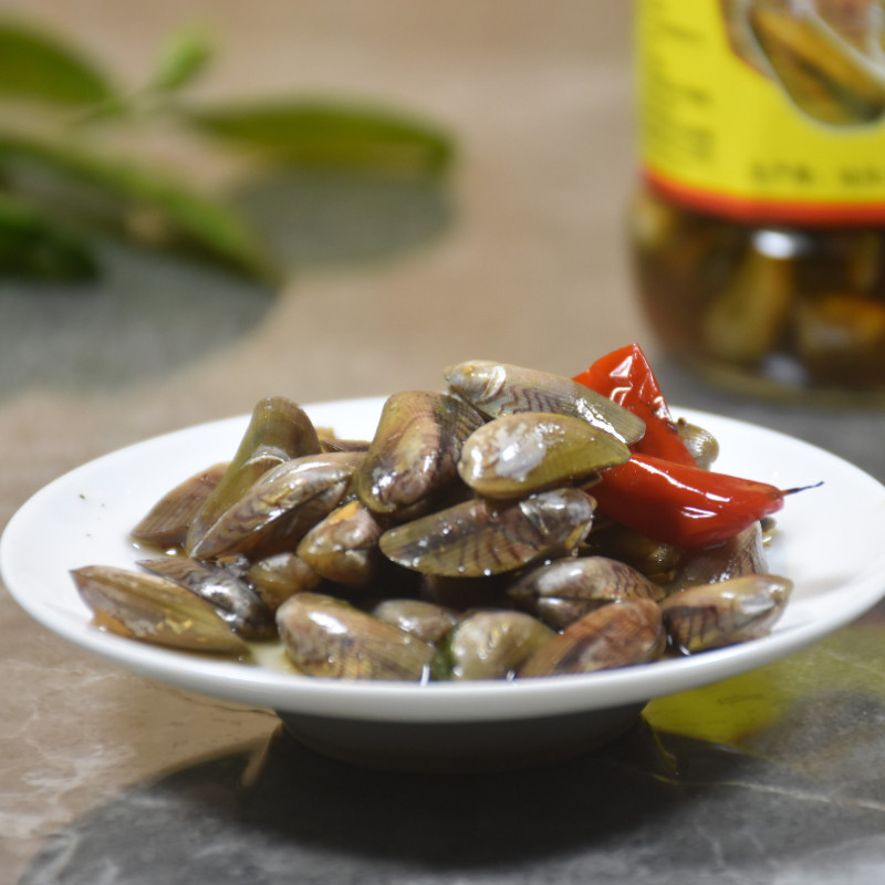 潮汕薄壳鲜味海瓜子即食海涧肉味美香咸下饭菜杂咸贝类制品