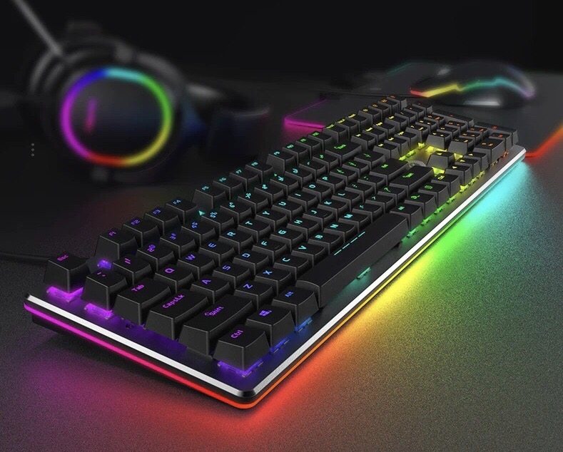 键盘达尔优网吧ck565rgb红外ck550机械ck560防水防尘键盘