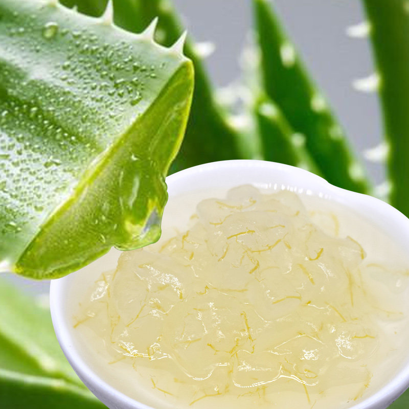 芦荟果肉其利糖水颗粒丁袋装袋装粒奶茶店专用果酱
