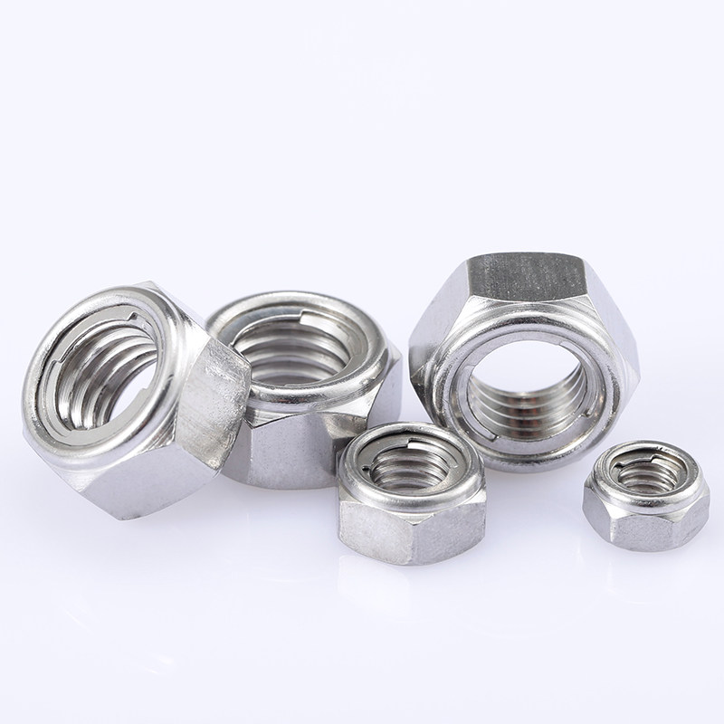不锈钢金属自锁螺母防松螺丝帽止退锁紧m3m4m5m6m8m10m12m16螺母