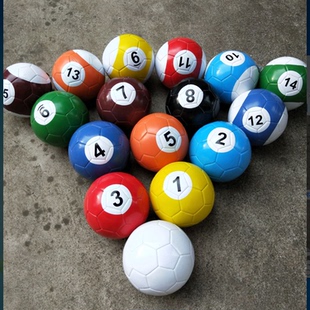 5号snookball脚踢式 蹴潘卡足球桌球花式 厂家2 机缝pu台式 台球