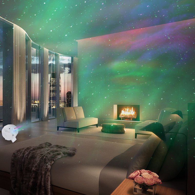 星空投影仪儿童满天星星光氛围卧室睡眠极光梦幻小夜灯