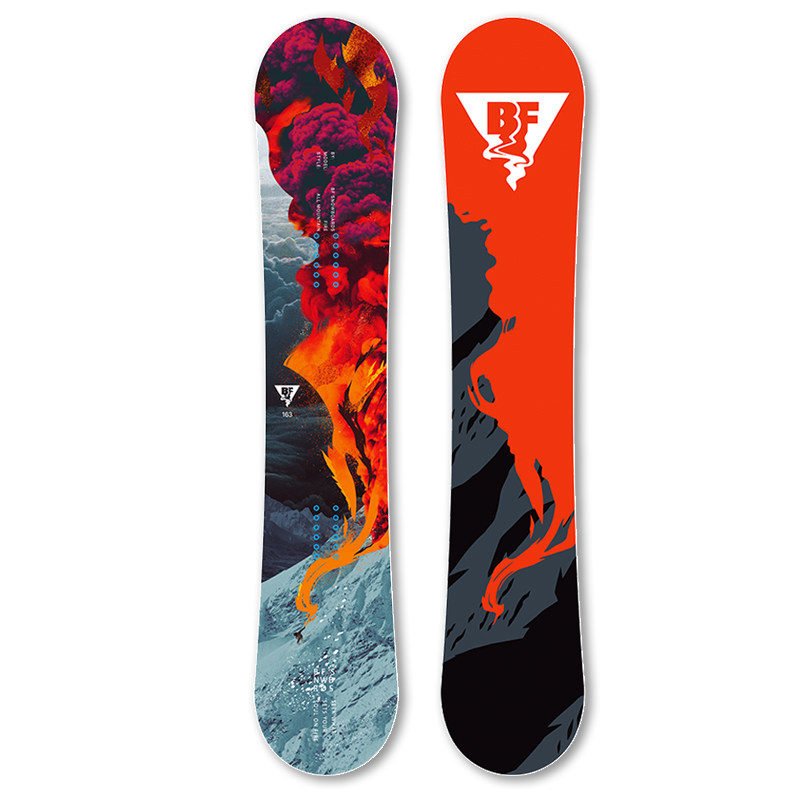 bf单板滑雪板全能初学者成人人平花全地域男女滑雪板