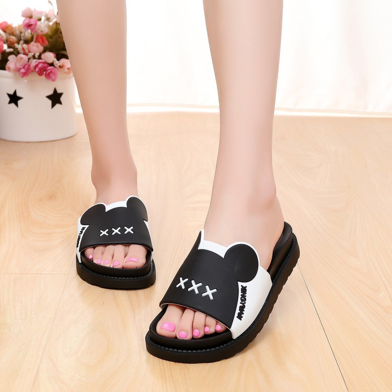 拖鞋女士厚底居家凉拖防滑女装男女浴室高中居家鞋