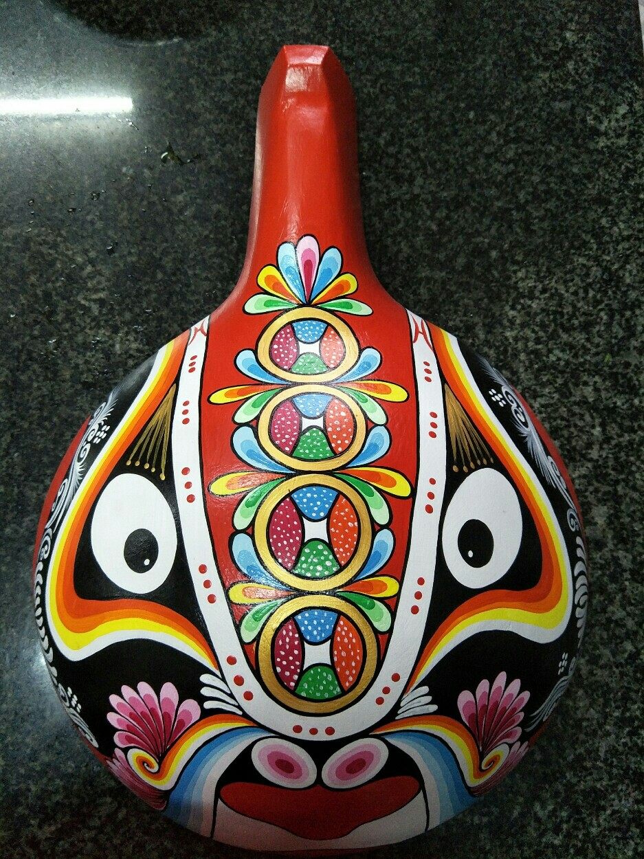 满百包社火马勺脸谱挂件非遗传人手工绘制招财其他特色工艺品