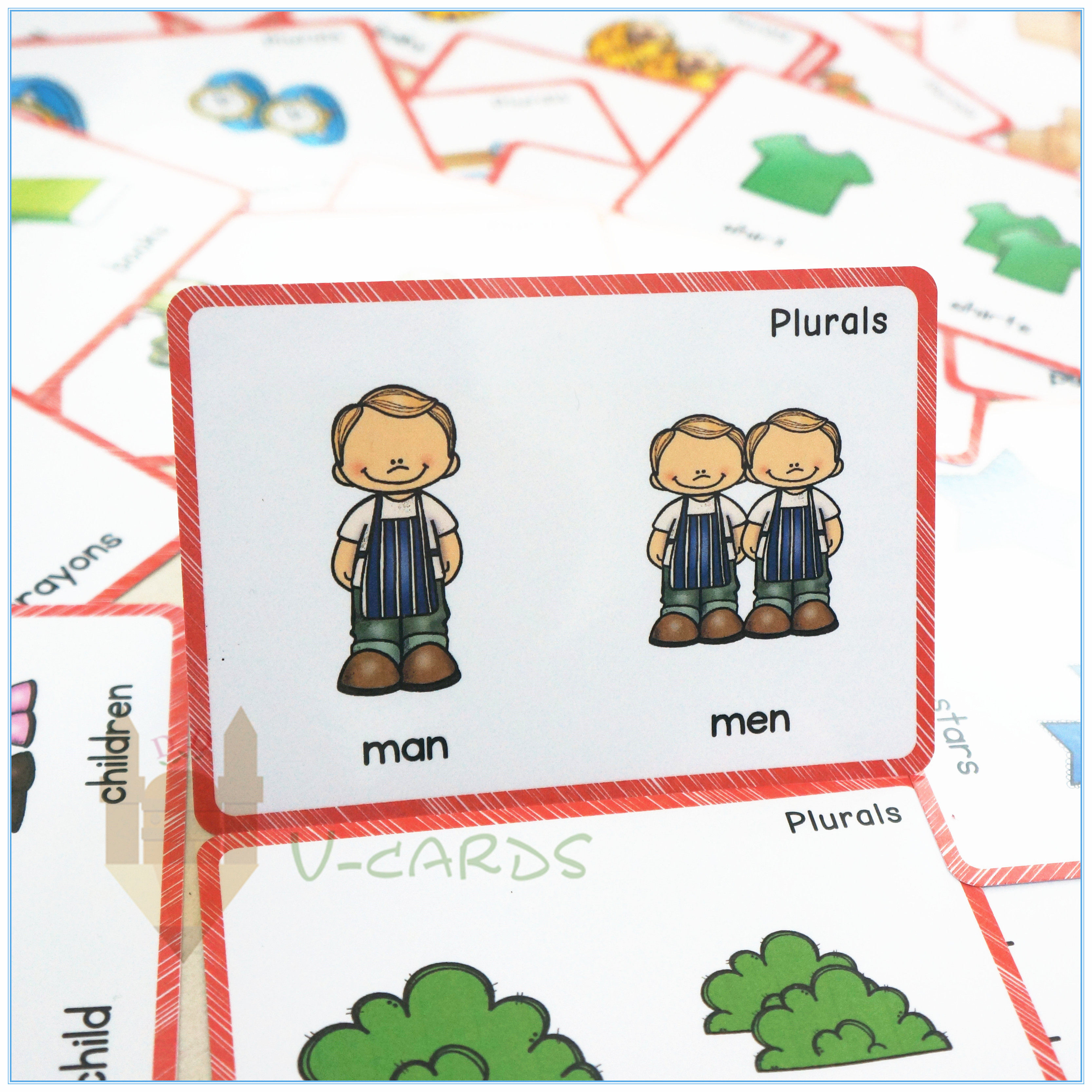plurals名词复数规则英语闪卡幼儿儿童小学启蒙早教闪卡